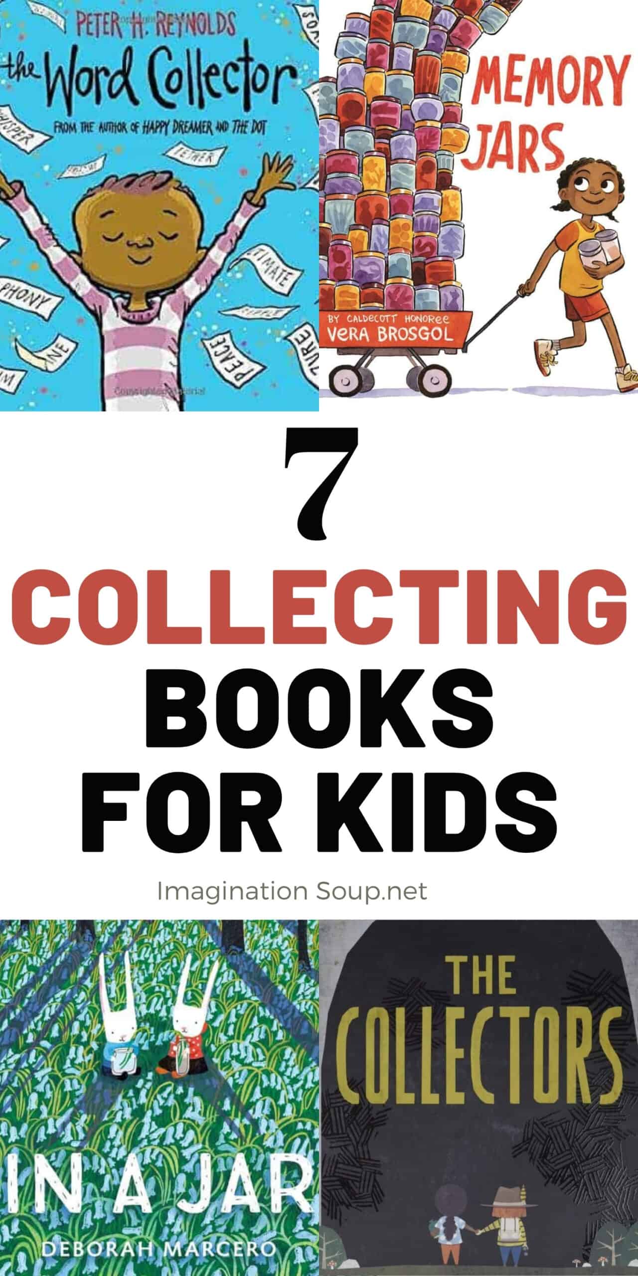 Libros para niños a los que les gusta coleccionar cosas.