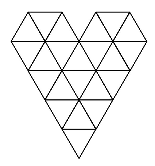 ¡Rompecabezas de geometría de corazón para que a tus hijos les encanten las matemáticas!