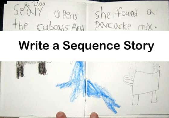Escribe una historia secuencial usando plantillas.