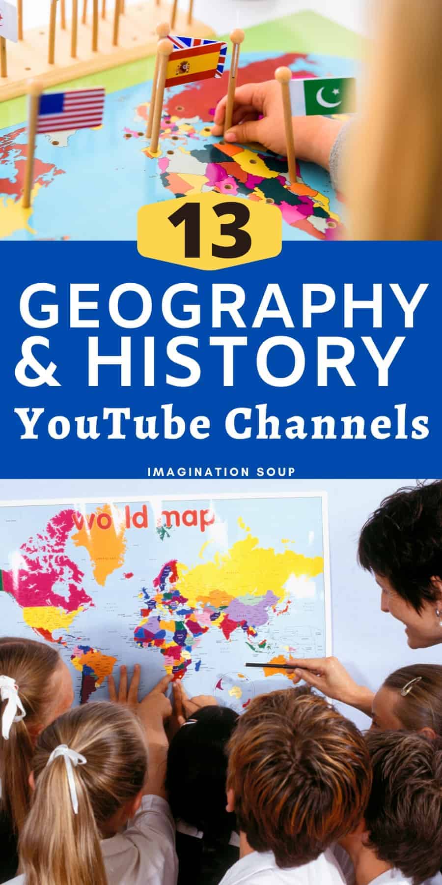 Canales de YouTube de geografía e historia para estudiantes de primaria