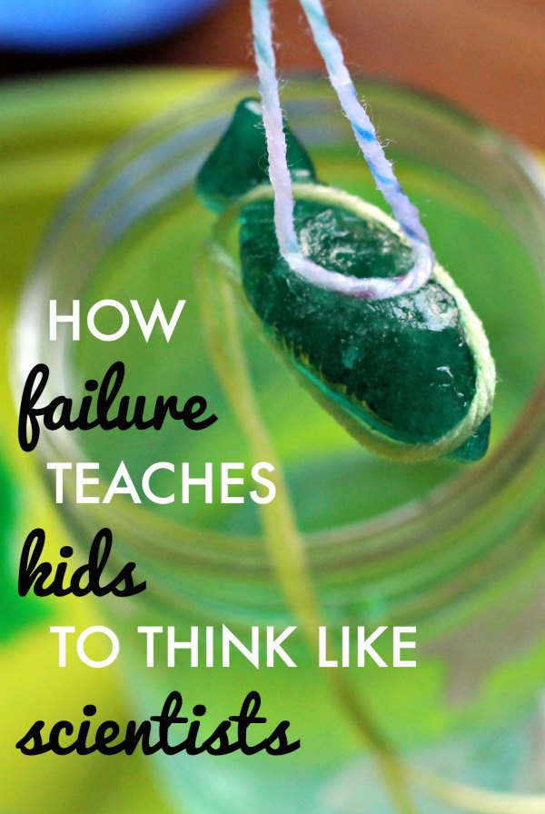 Cómo los fracasos enseñan a los niños a pensar como científicos