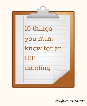 Diez cosas que necesita saber para una reunión del IEP