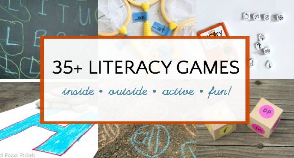 Juegos de alfabetización para niños: ¡aprender divertido en interiores y exteriores!