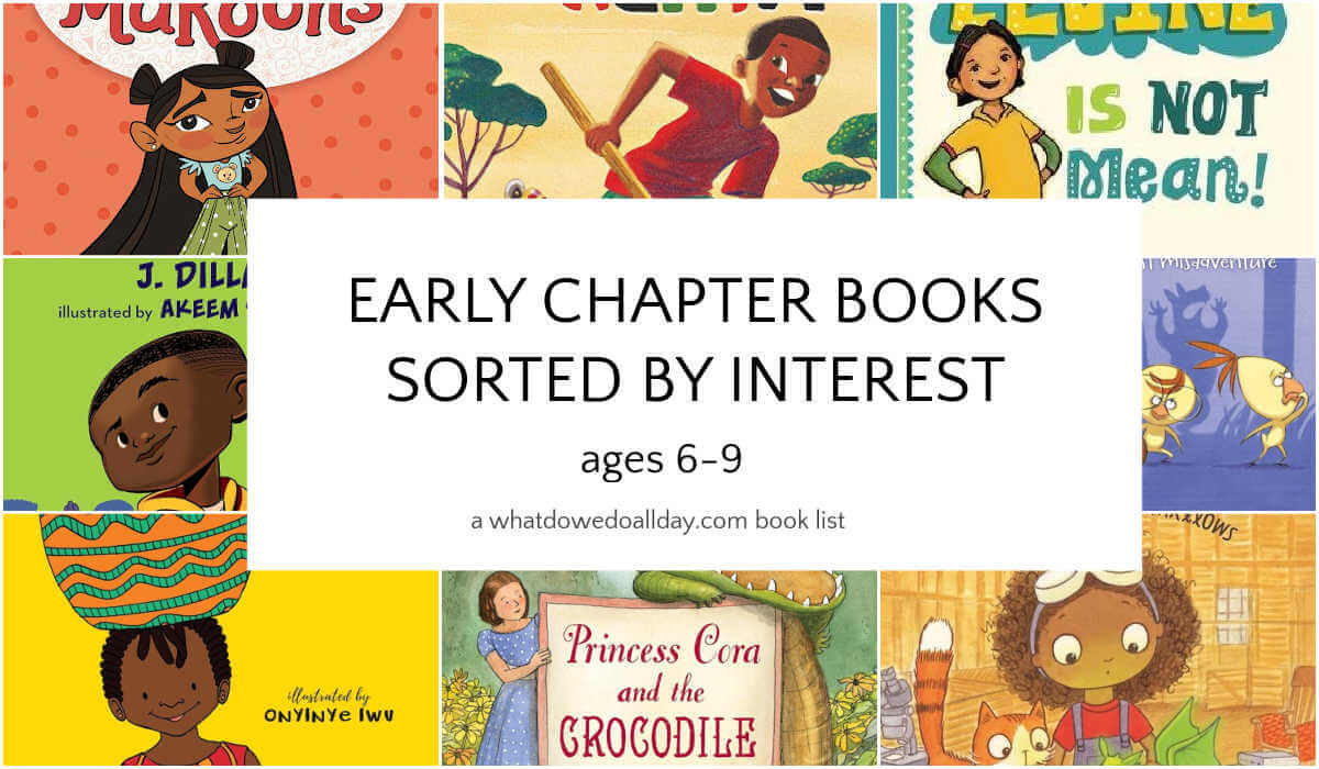 Libros con capítulos iniciales para satisfacer los intereses de todos los niños (guía de regalos)