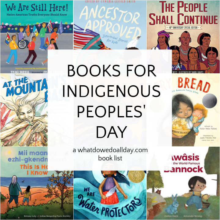 Libros infantiles para el Día de los Pueblos Indígenas