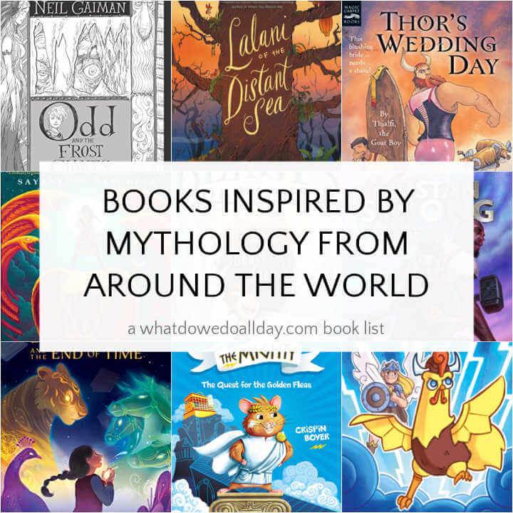 Libros inspirados en la mitología para niños de 7 a 13 años.