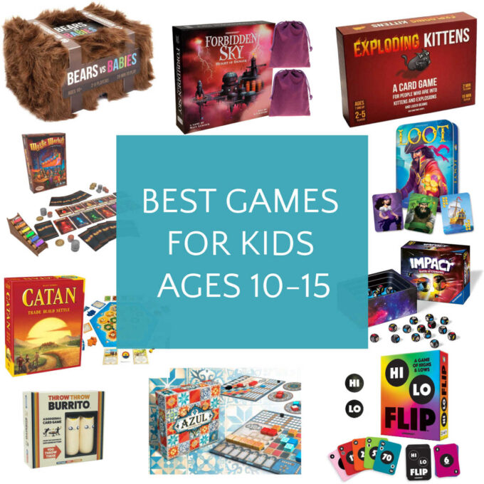 Los mejores juegos para niños de 10 a 15 años