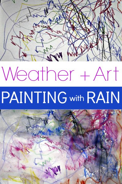 Pintura de lluvia: proyecto de arte para niños