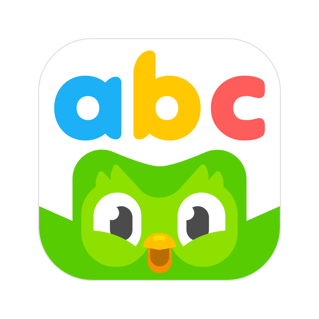 Aplicación de alfabetización Duolingo ABC para niños de 3 a 7 años