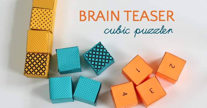 Rompecabezas para niños: rompecabezas de cubos matemáticos