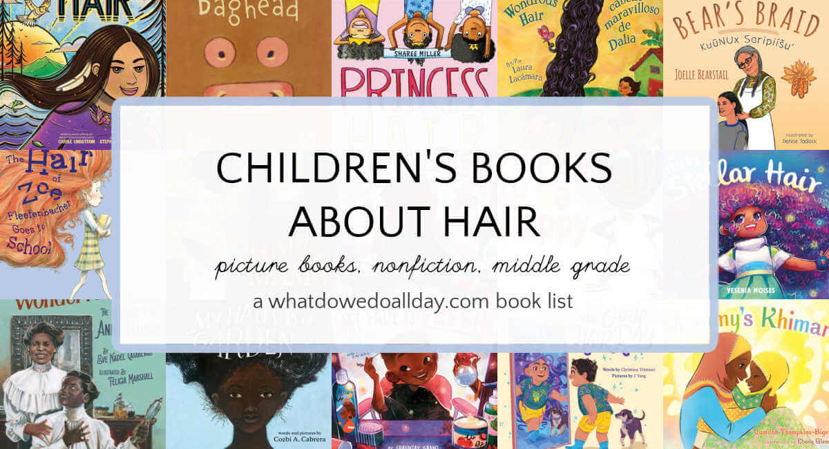 32 libros infantiles sobre el cabello.
