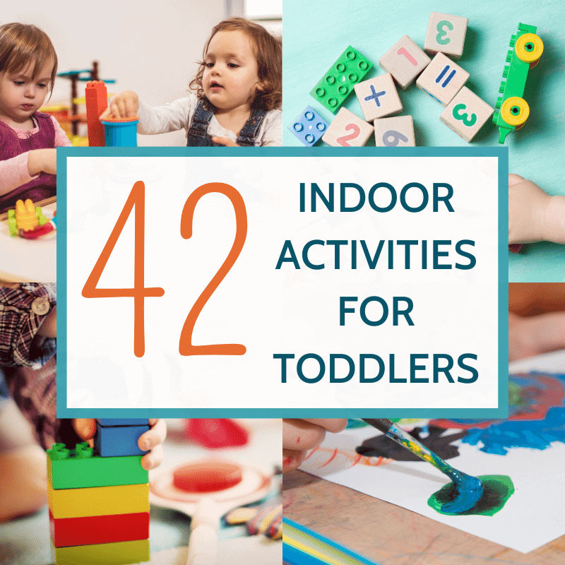 42 actividades fáciles de interior para niños pequeños