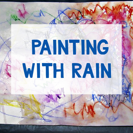Pintura de lluvia: proyecto de arte para niños